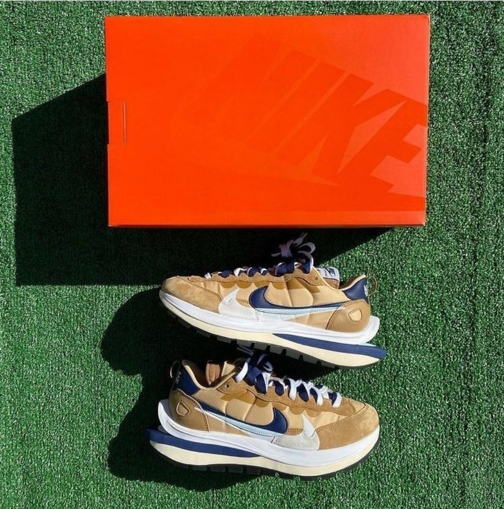 Nike x Sacai Vaporwaffle "Sesame Blue" - Picture 1 of 8